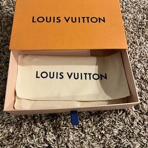 Louis Vuitton wallet box and dust bag